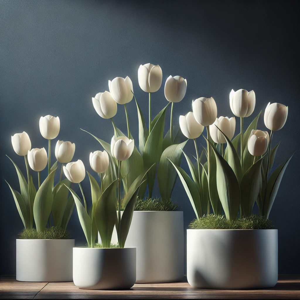 Growing White Tulips in Pots and Containers Growing White Tulips in Pots and Containers