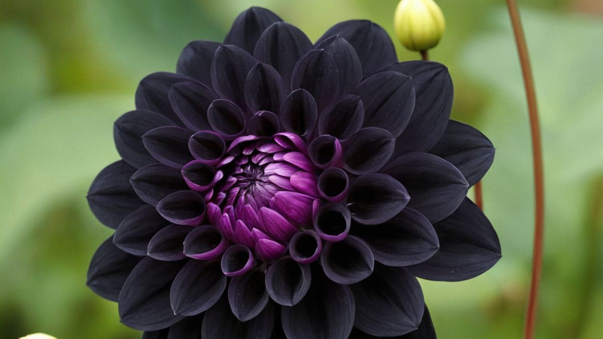 black dahlia plant