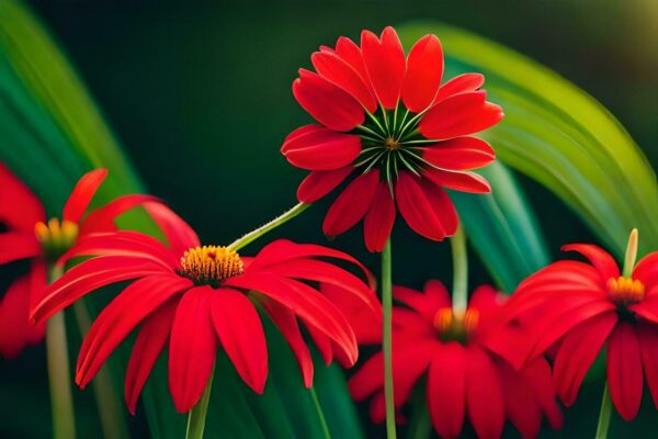 red flower