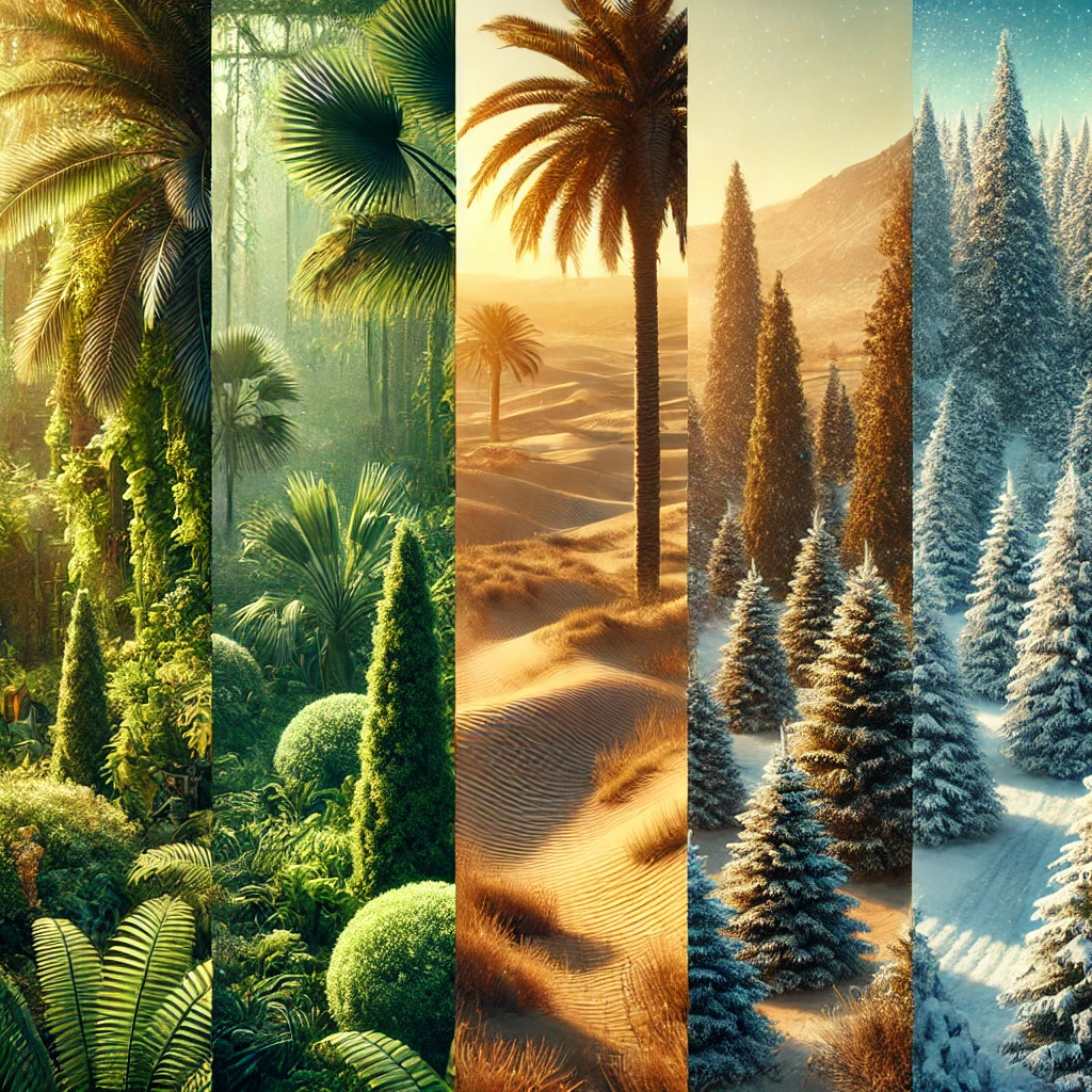 Evergreen Plants by Climate